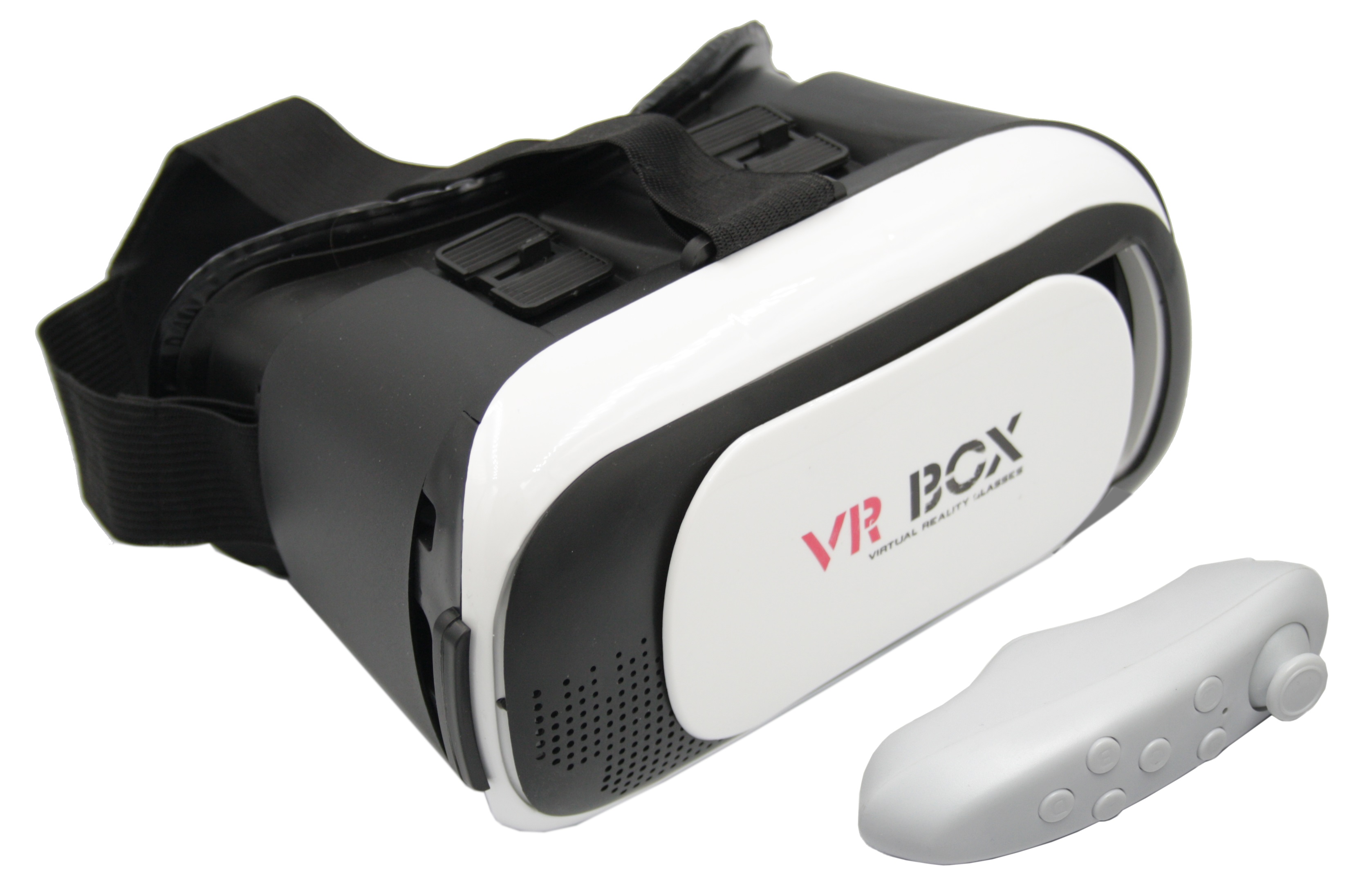 Picture of 3D VR Box 2nd+Remote Controller lks Virtual Reality Glasses Cardboard Movie Game For SAMSUNG IOS